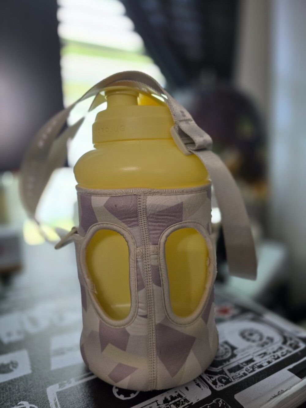 Hydrojug Half Gallon Jug with Sleeve and Strap - Yellow - Picture 2 of 2